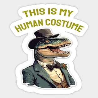 This is My Human Costume Sticker